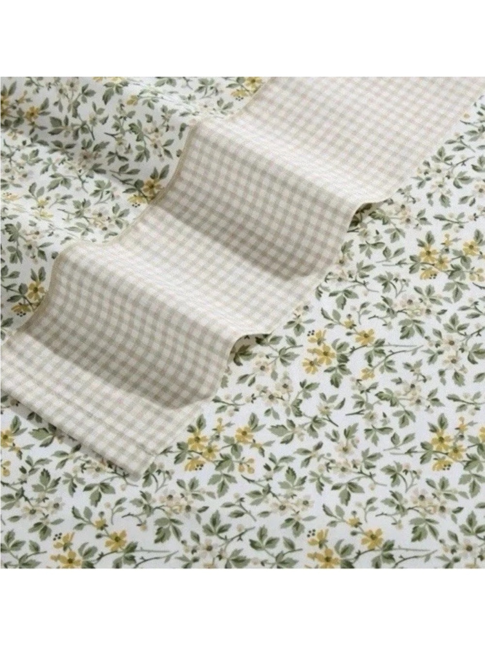 Laura Ashley ~ TWIN ~ Tierney Green ~ 3pc Set ~ 100% Cotton Percale
